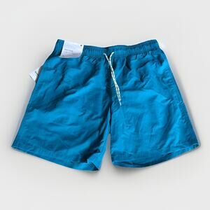 Goodfellow & Co Swim Trunks Men’s M Blue 7” Inseam Quick Dry NWT
